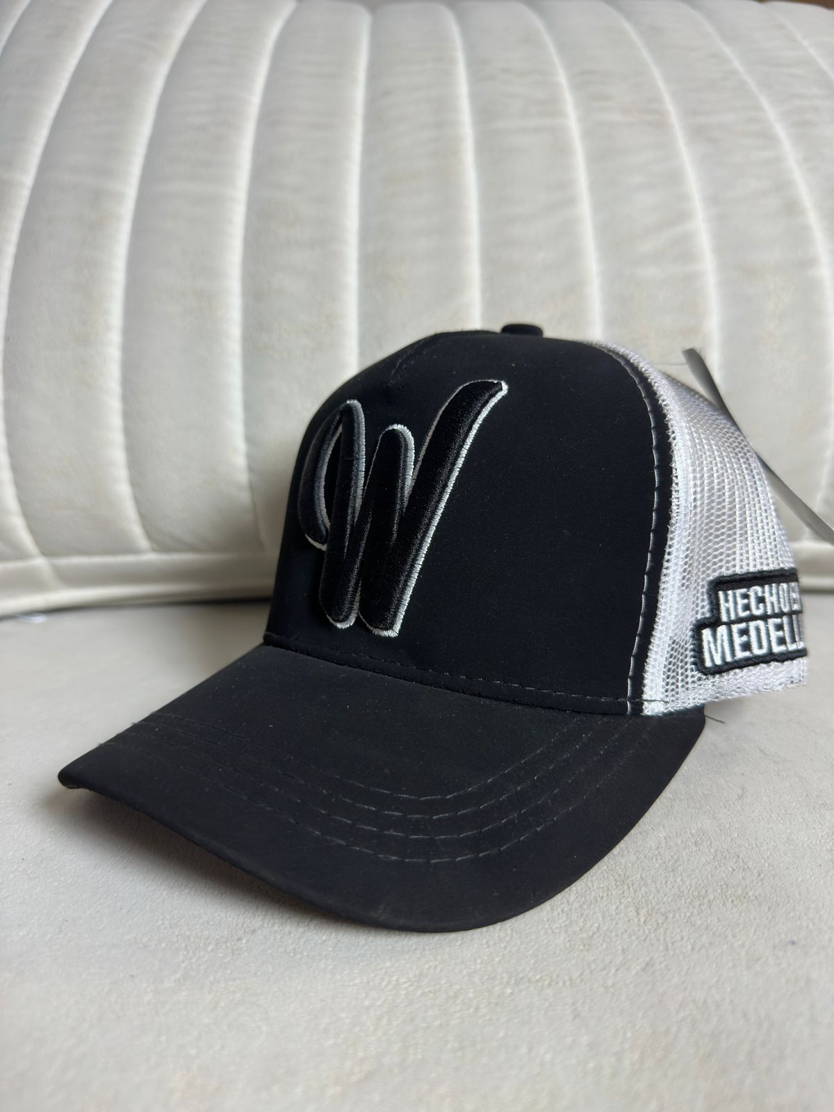 W Black With White
