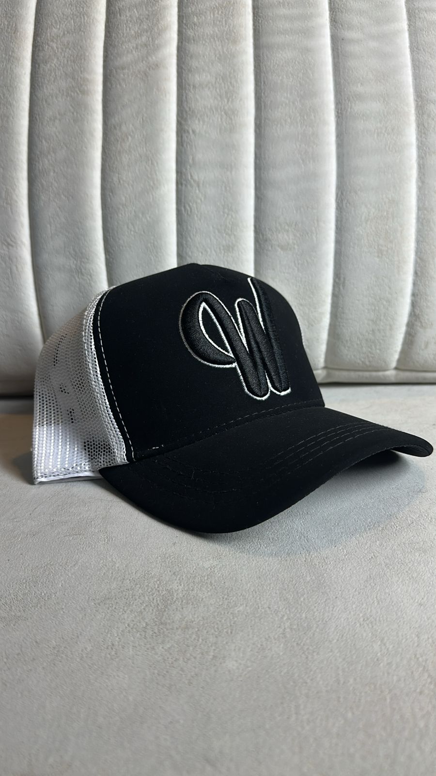 W Black With White